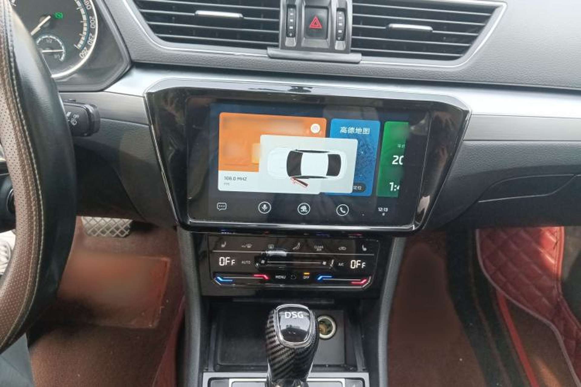 Used Skoda Superb 2019 Facelifted TSI280 DSG Comfort Edition Audio And AC Panel