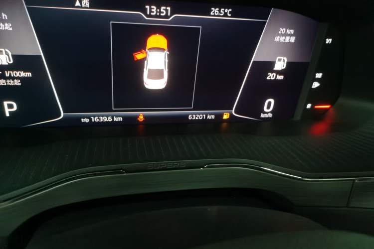 Used Skoda Superb 2019 Restyled TSI330 DSG Comfort Edition Odometer Close Up
