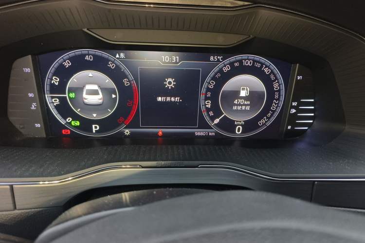 Used Skoda Superb 2019 Restyled TSI330 DSG Comfort Edition Odometer Close Up