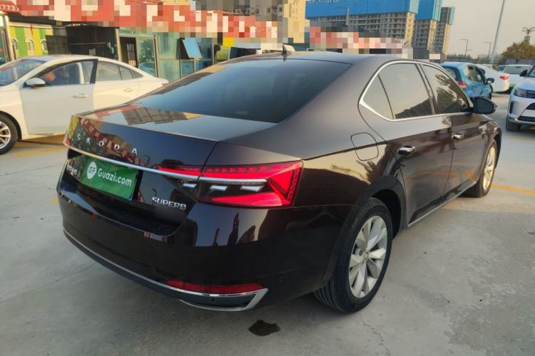 Used Skoda Superb 2019 Restyled TSI330 DSG Comfort Edition Rear Right 45 Deg