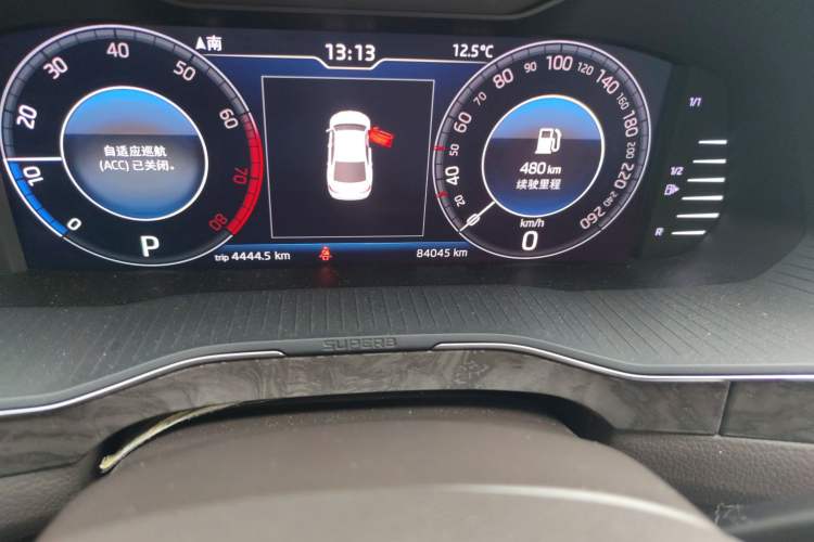 Used Skoda Superb 2019 TSI380 DSG Flagship Edition Odometer Close Up