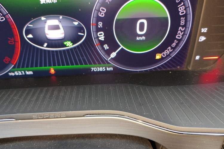 Used Skoda Superb 2019 Restyled TSI330 DSG Comfort Edition Odometer Close Up