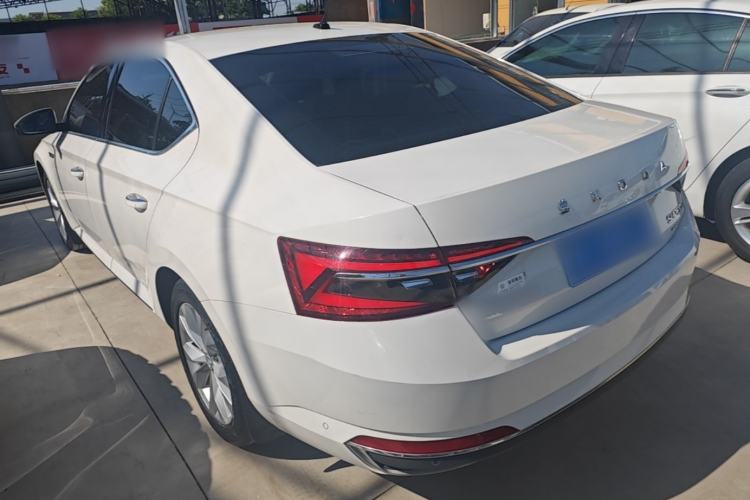Used Skoda Superb 2019 Restyled TSI330 DSG Comfort Edition Rear Left 45 Deg