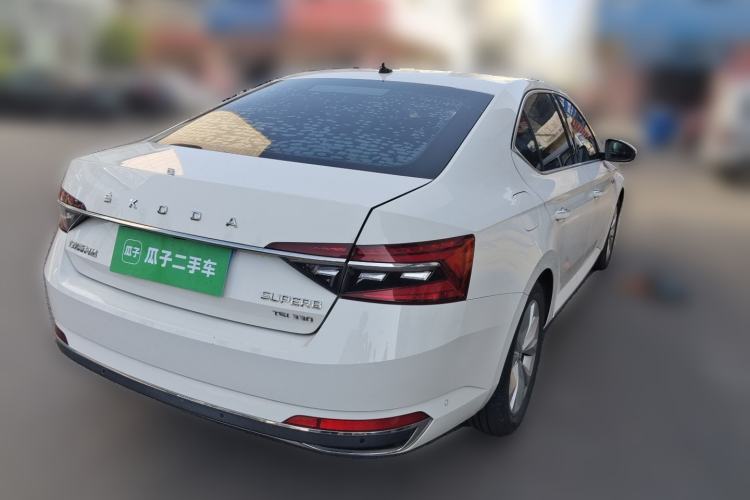 Used Skoda Superb 2019 Restyled TSI330 DSG Comfort Edition Rear Right 45 Deg