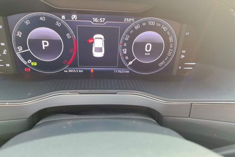 Used Skoda Superb 2019 Restyled TSI330 DSG Comfort Edition Odometer Close Up