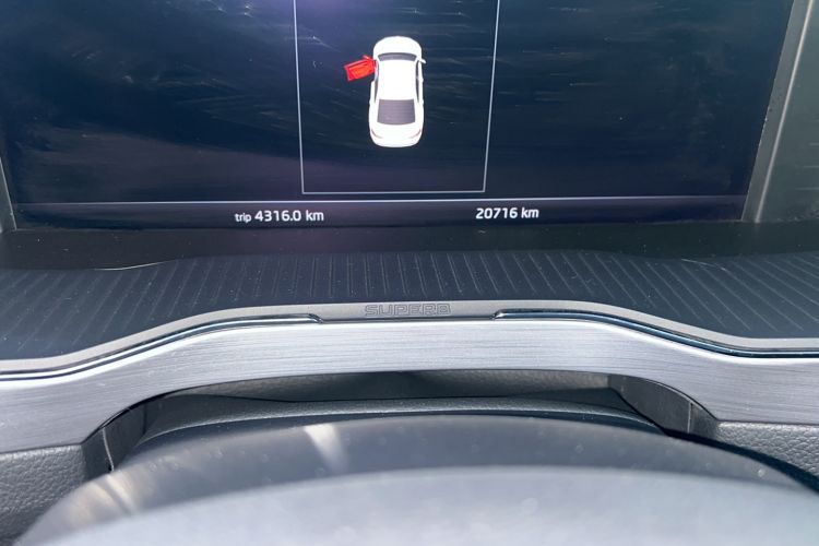 Used Skoda Superb 2021 TSI330 DSG Comfort Edition Odometer Close Up