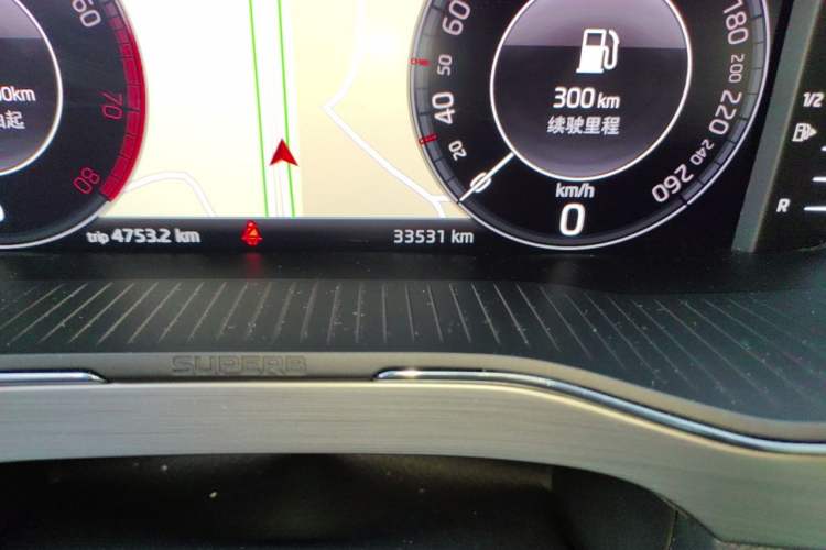 Used Skoda Superb 2021 TSI330 DSG Comfort Edition Odometer Close Up