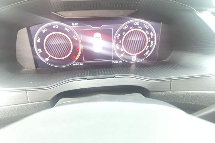 Used Skoda Superb 2021 TSI330 DSG Comfort Edition Odometer Close Up