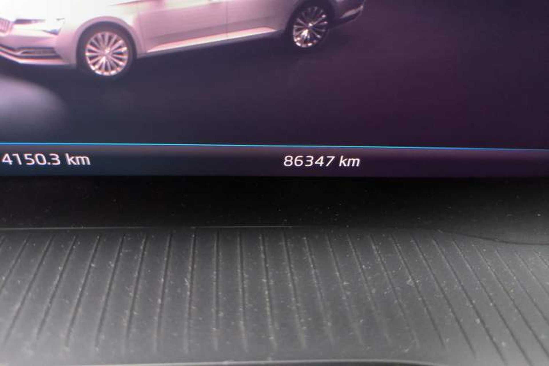 Used Skoda Superb 2021 TSI380 DSG Flagship Edition Odometer Close Up