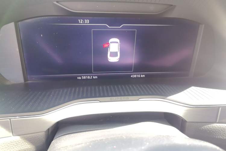 Used Skoda Superb 2022 TSI280 DSG Luxury Edition Odometer Close Up