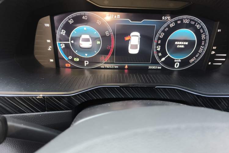 Used Skoda Superb 2022 TSI330 DSG Luxury Edition Odometer Close Up