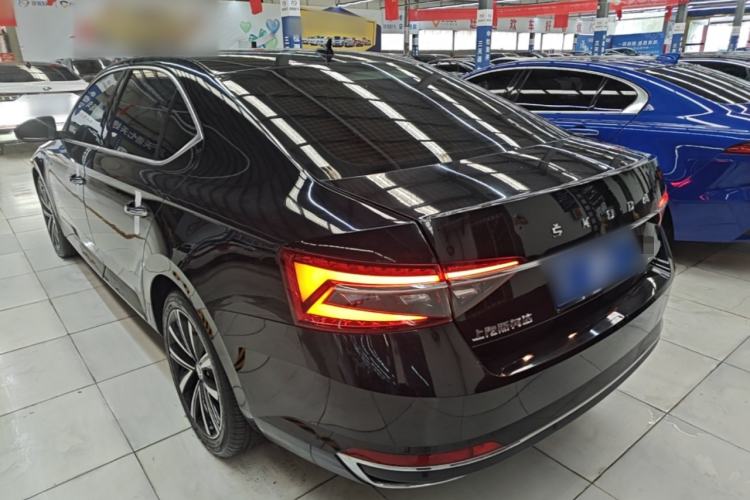 Used Skoda Superb 2023 Facelifted TSI280 DSG Luxury Edition Rear Left 45 Deg