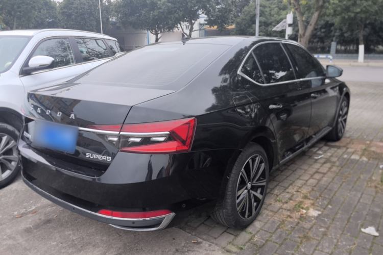Used Skoda Superb 2023 Facelifted TSI280 DSG Luxury Edition Rear Right 45 Deg