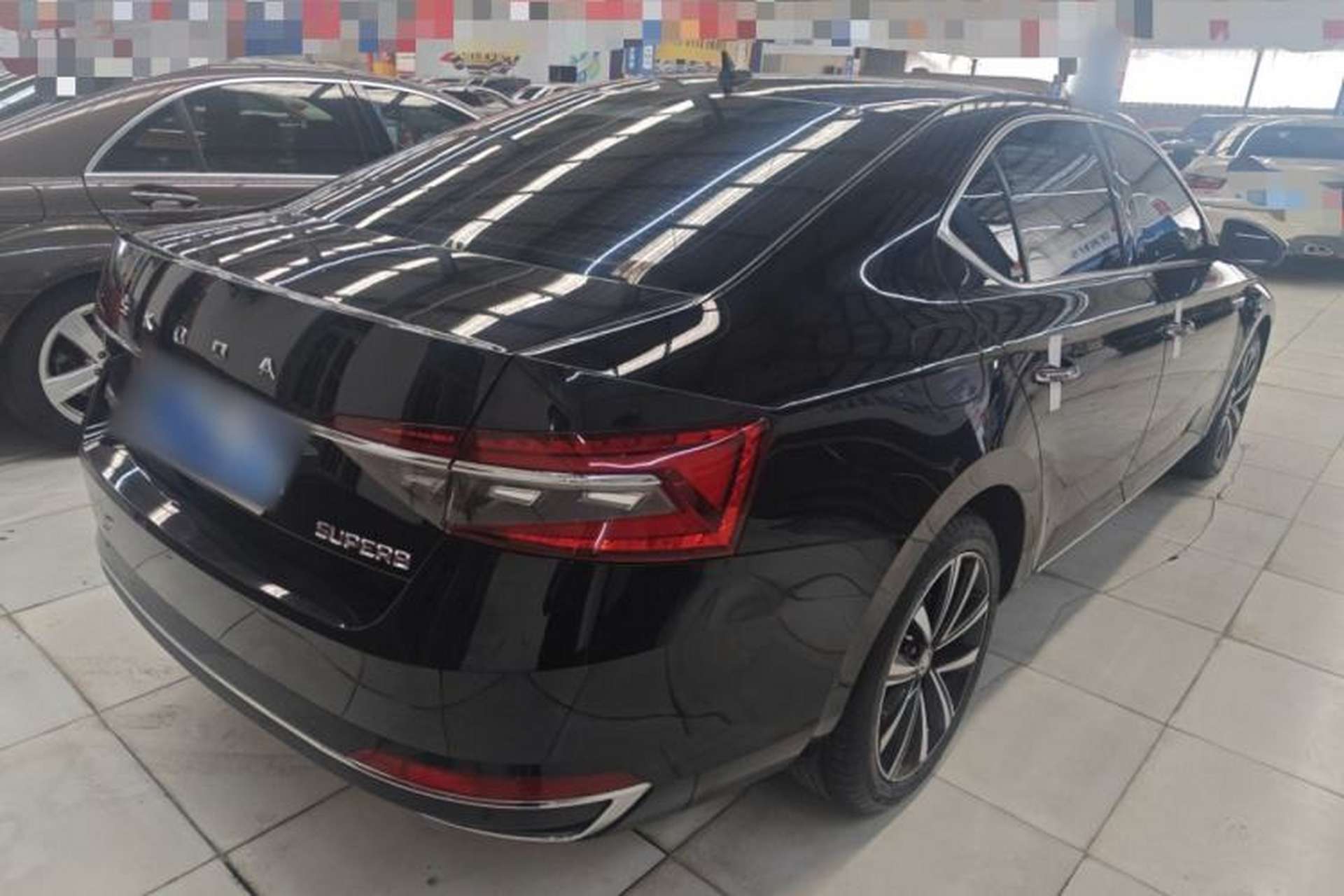 Used Skoda Superb 2023 Facelifted TSI280 DSG Luxury Edition Rear Right 45 Deg