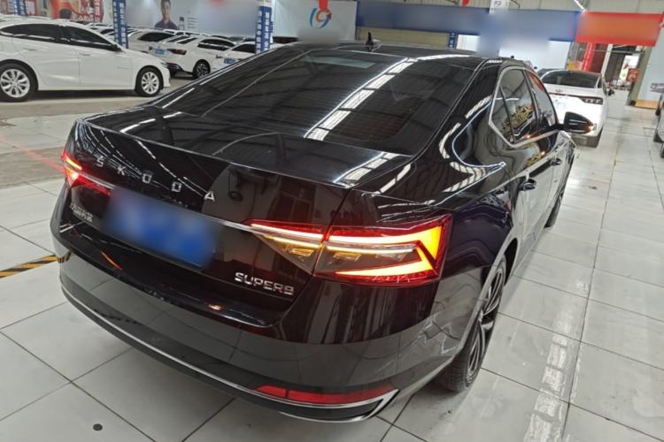Used Skoda Superb 2023 Facelifted TSI280 DSG Luxury Edition Rear Right 45 Deg