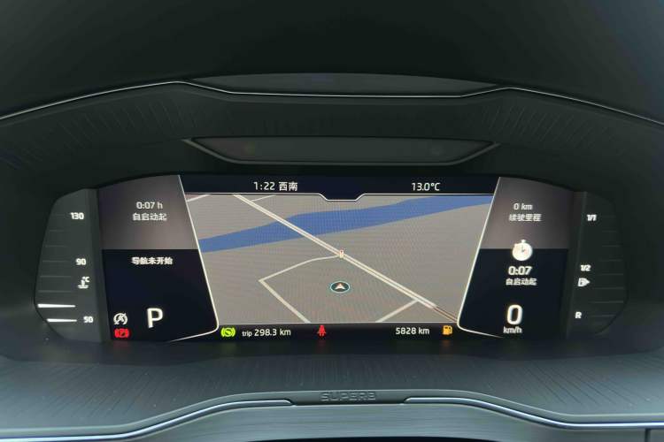 Used Skoda Superb 2023 Facelifted TSI280 DSG Luxury Edition Odometer Close Up