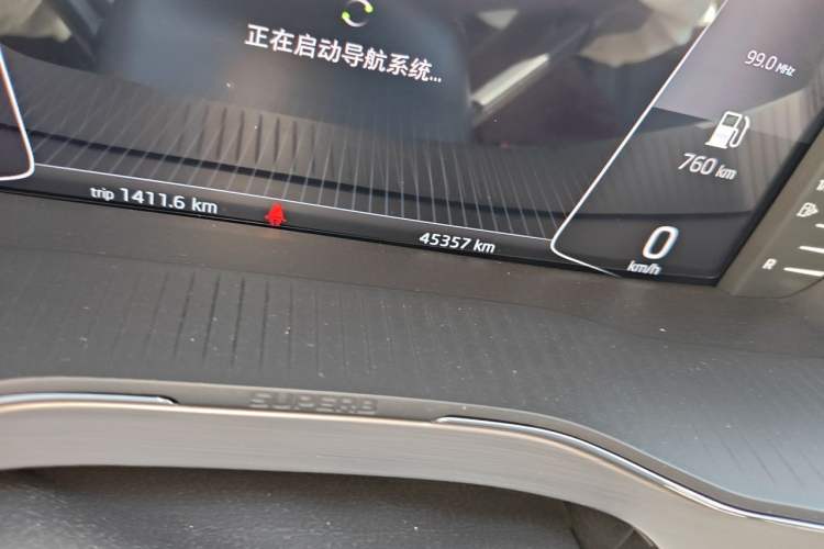 Used Skoda Superb 2023 Facelifted TSI280 DSG Luxury Edition Odometer Close Up