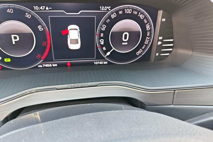 Used Skoda Superb 2024 TSI280 DSG Luxury Edition Odometer Close Up