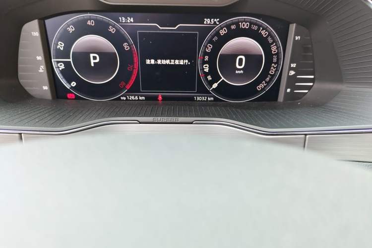 Used Skoda Superb 2025 TSI280 DSG Luxury Edition Odometer Close Up