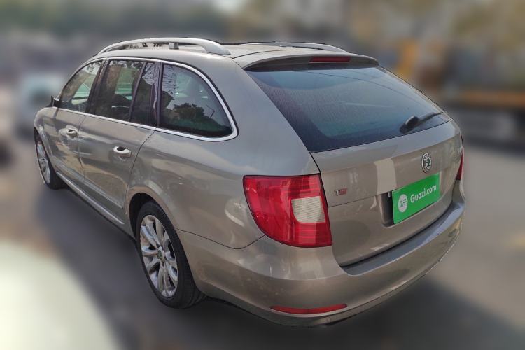 Used Skoda Superb Combi 2014 2.0 TSI Prestige Edition Rear Left 45 Deg
