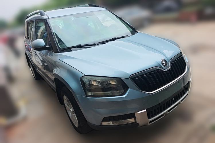 Used Skoda Yeti 2014 1.4TSI DSG Explorer Edition Front Right 45 Deg