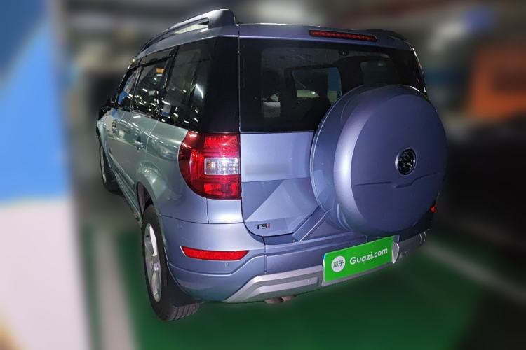 Used Skoda Yeti 2014 1.4TSI DSG Vibrant Edition Rear Left 45 Deg