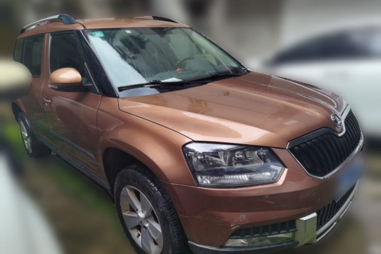 Used Skoda Yeti 2014 1.4TSI DSG Explorer Edition Front Right 45 Deg