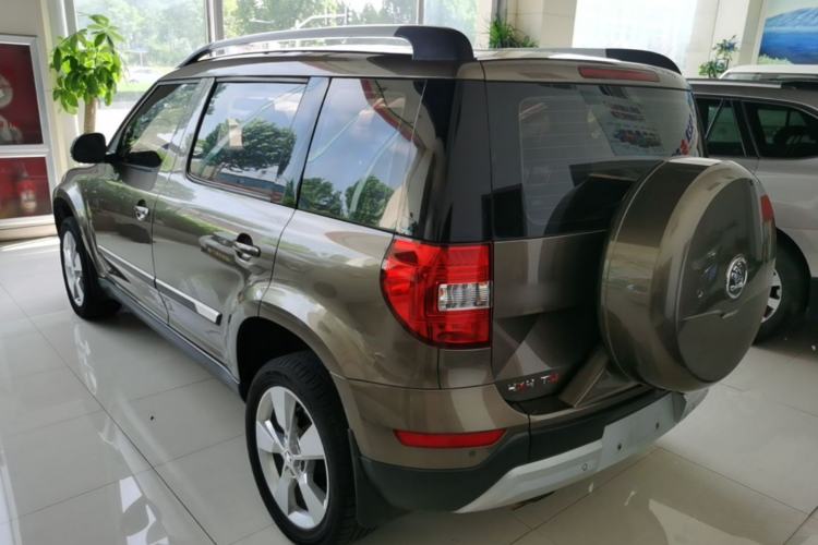 Used Skoda Yeti 2014 1.8TSI DSG Polar Edition Rear Left 45 Deg