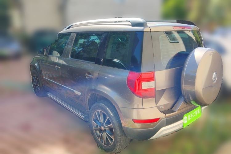 Used Skoda Yeti 2014 1.4TSI DSG All-Wheel Drive Version Rear Left 45 Deg