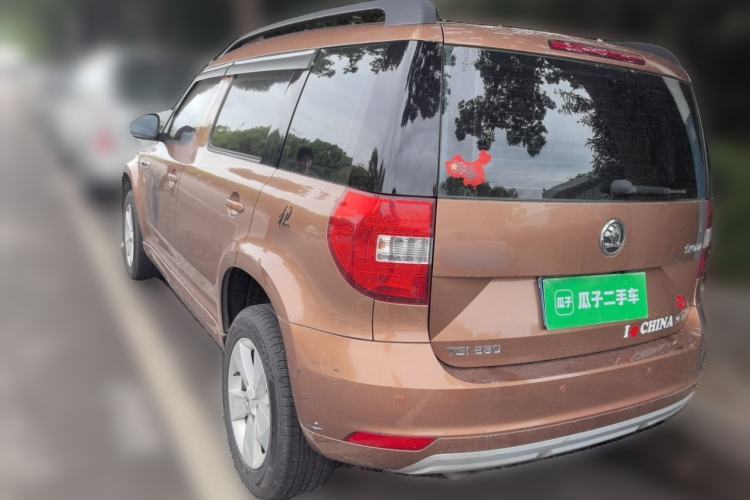 Used Skoda Yeti 2014 1.4TSI DSG Explorer Edition Rear Left 45 Deg