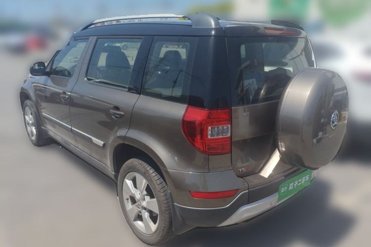 Used Skoda Yeti 2014 1.4 TSI DSG Polar Edition Rear Left 45 Deg