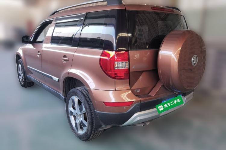 Used Skoda Yeti 2014 1.4TSI Manual Polar Edition Rear Left 45 Deg