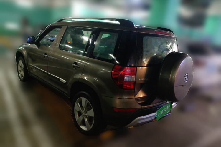 Used Skoda Yeti 2014 1.4 TSI DSG Polar Edition Rear Left 45 Deg