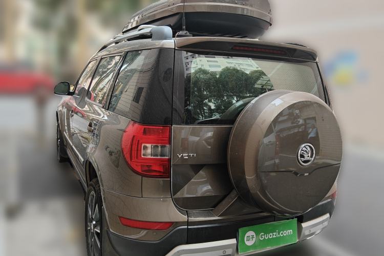 Used Skoda Yeti 2014 1.4TSI DSG All-Wheel Drive Version Rear Left 45 Deg