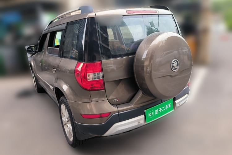 Used Skoda Yeti 2014 1.4 TSI DSG Polar Edition Rear Left 45 Deg
