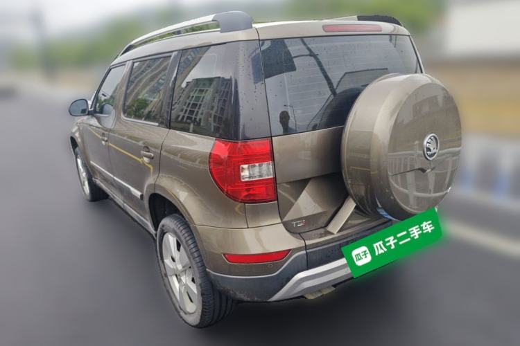 Used Skoda Yeti 2014 1.4 TSI DSG Polar Edition Rear Left 45 Deg