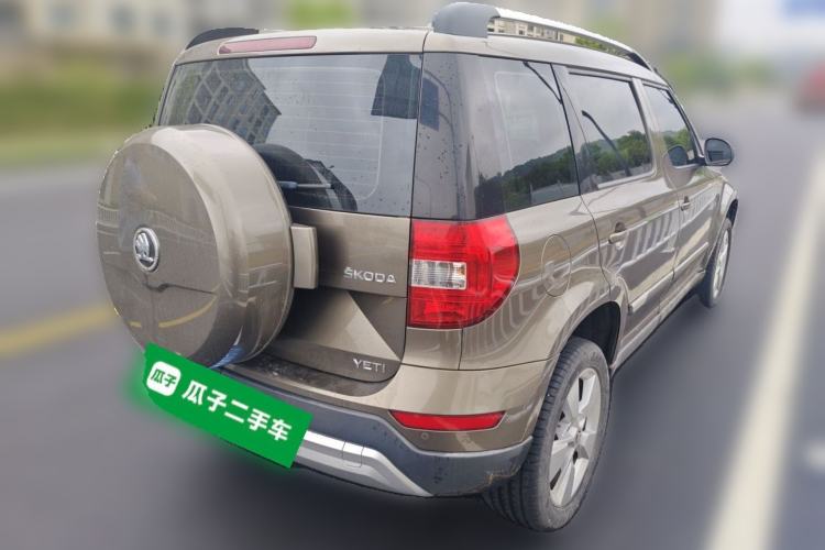 Used Skoda Yeti 2014 1.4 TSI DSG Polar Edition Rear Right 45 Deg