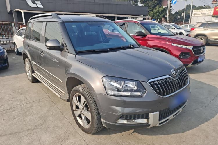 Used Skoda Yeti 2014 1.4TSI Manual Polar Edition Front Right 45 Deg
