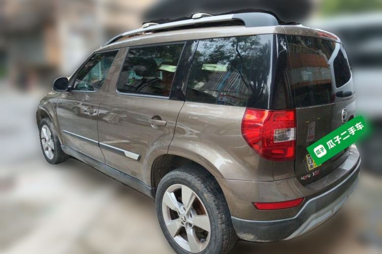 Used Skoda Yeti 2014 1.8TSI DSG Polar Edition Rear Left 45 Deg