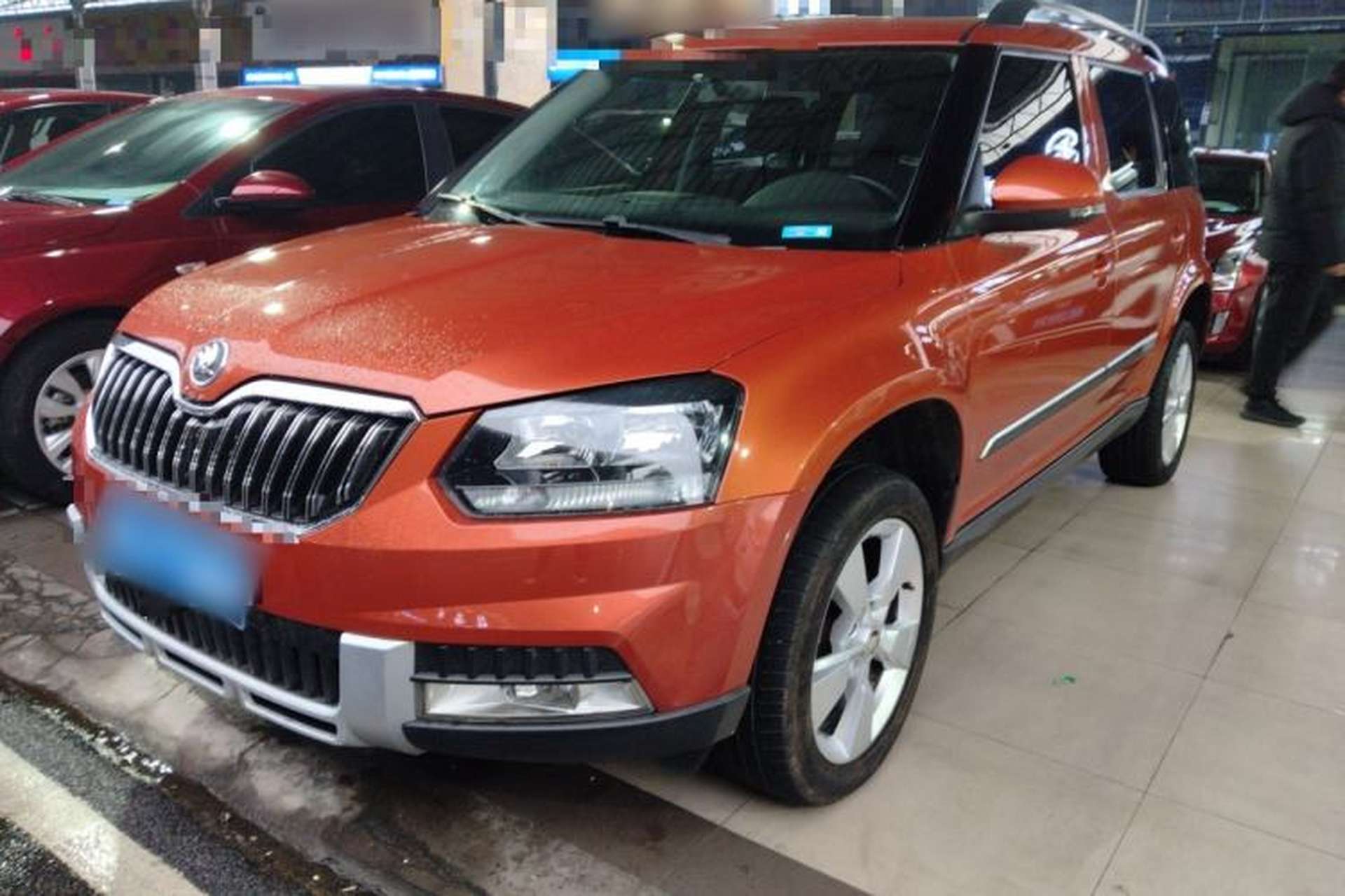 Used Skoda Yeti 2014 1.8TSI DSG Polar Edition Front Left 45 Deg