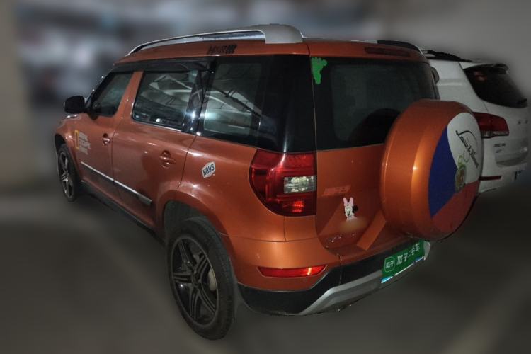 Used Skoda Yeti 2014 1.8TSI DSG All-Wheel Drive Edition Rear Left 45 Deg