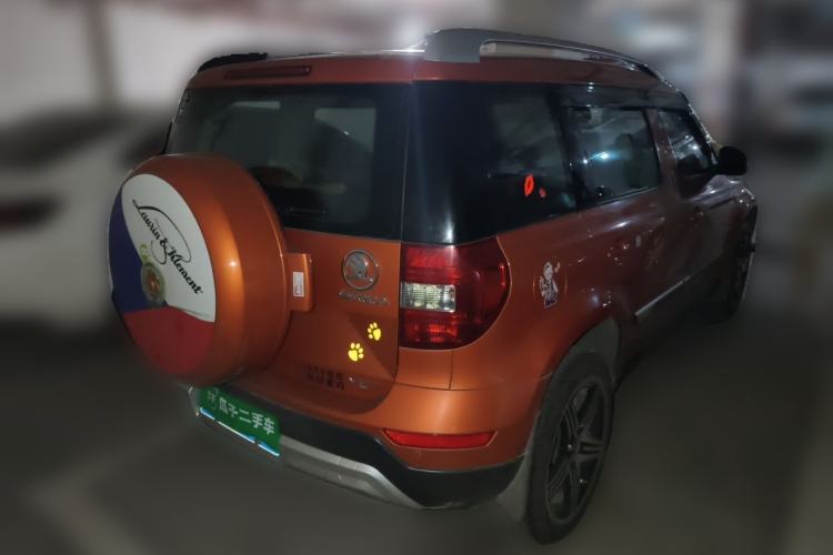 Used Skoda Yeti 2014 1.8TSI DSG All-Wheel Drive Edition Rear Right 45 Deg