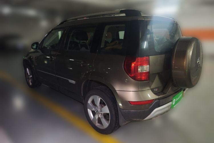 Used Skoda Yeti 2014 1.4 TSI DSG Polar Edition Rear Left 45 Deg