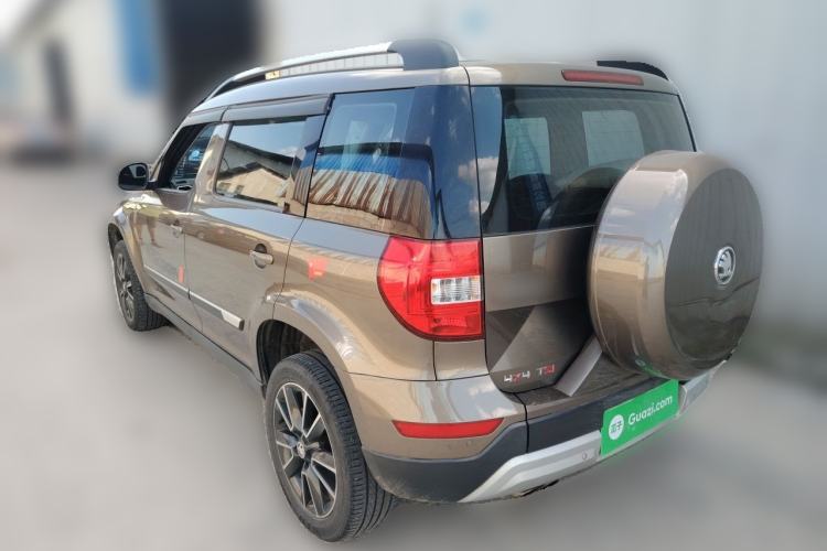 Used Skoda Yeti 2014 1.8TSI DSG All-Wheel Drive Edition Rear Left 45 Deg