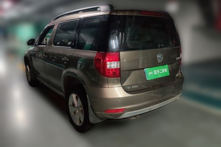 Used Skoda Yeti 2014 1.4TSI DSG Vibrant Edition Rear Left 45 Deg