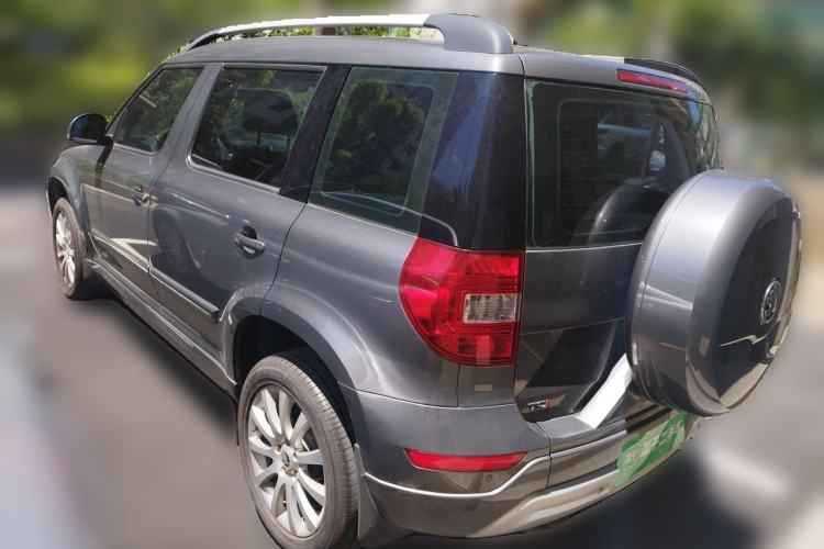Used Skoda Yeti 2014 1.4 TSI DSG Phantom Edition Rear Left 45 Deg