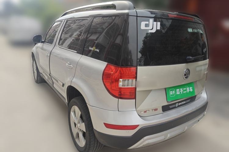 Used Skoda Yeti 2014 1.8TSI DSG Polar Edition Rear Left 45 Deg