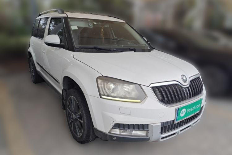 Used Skoda Yeti 2014 1.4TSI DSG All-Wheel Drive Version Front Right 45 Deg