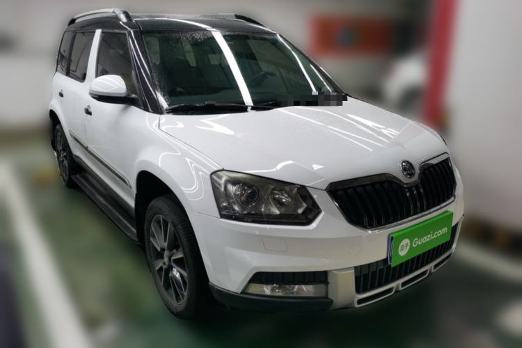 Used Skoda Yeti 2014 1.4TSI DSG All-Wheel Drive Version Front Right 45 Deg