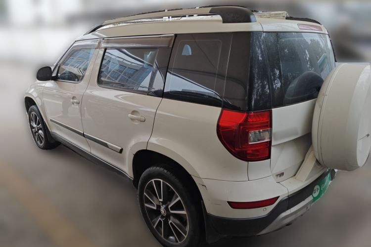 Used Skoda Yeti 2014 1.4TSI DSG All-Wheel Drive Version Rear Left 45 Deg